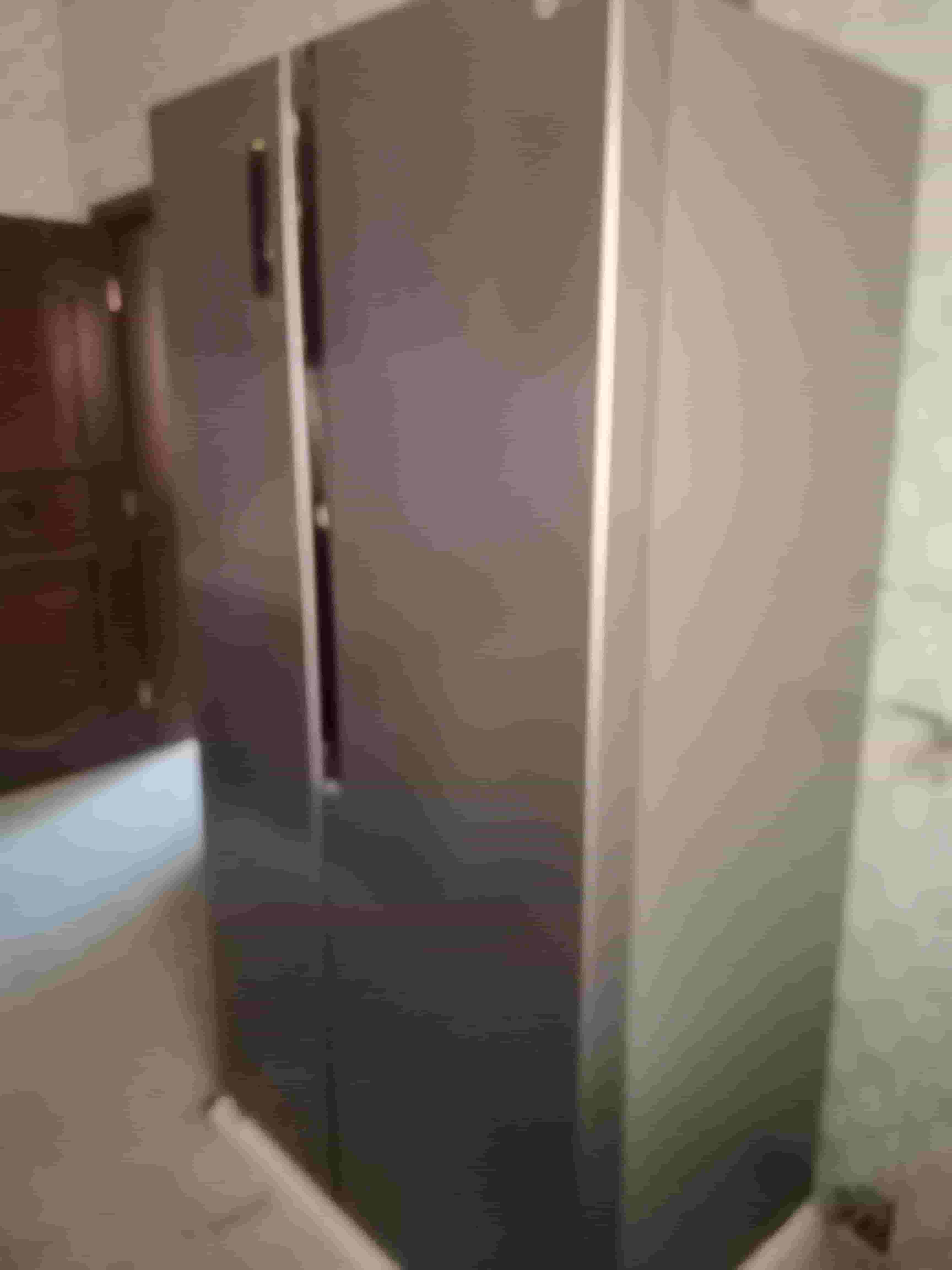 LG refrigerator and freezer with two doors